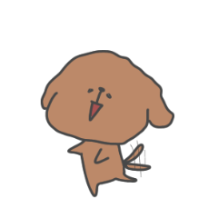 [LINEスタンプ] 人間みたいなトイプードル(いろいろ)