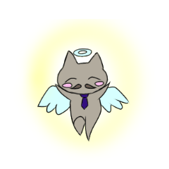 [LINEスタンプ] 神なオジネコ