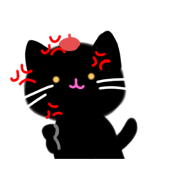 [LINEスタンプ] 絵描き黒猫2の画像（メイン）
