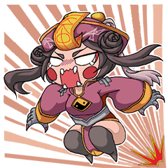 [LINEスタンプ] かわいいキョンシー」リンリン」