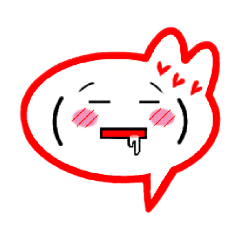 [LINEスタンプ] 吹き出し風 顔文字3