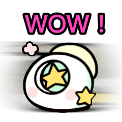 [LINEスタンプ] みつめるしらたまワールド