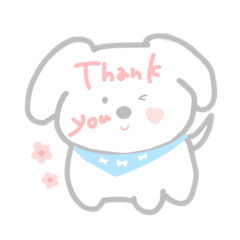 [LINEスタンプ] かわいいマルチーズのみるく