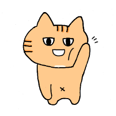 [LINEスタンプ] あごの白いねこ2
