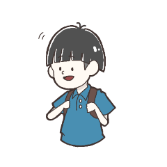 [LINEスタンプ] ちょこっと男の子