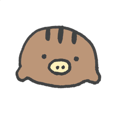 [LINEスタンプ] うり坊のゆるい毎日