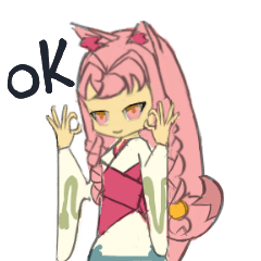 [LINEスタンプ] 小さな女性キツネ