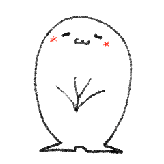 [LINEスタンプ] アザラシみたいな何かの日常