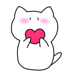 [LINEスタンプ] 白ねこのしろちゃん