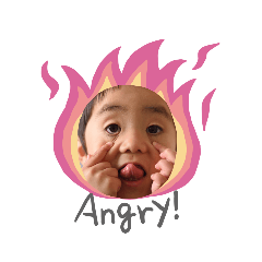 [LINEスタンプ] カナダ4歳児！