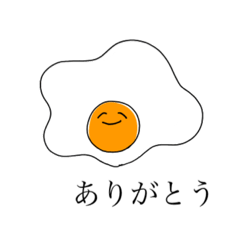 [LINEスタンプ] 目玉焼き(日常)