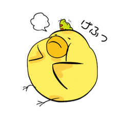 [LINEスタンプ] あおむしことり