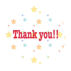 [LINEスタンプ] カラフル文字スタ＊