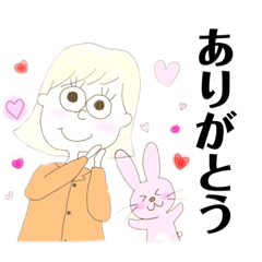 [LINEスタンプ] ふんわり女の子の日常