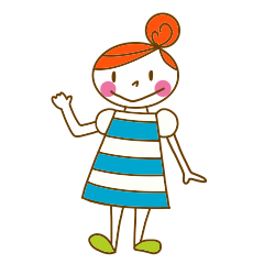 [LINEスタンプ] ナタリーちゃん