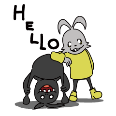 [LINEスタンプ] デコボコトリオ