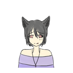[LINEスタンプ] うちの子スタンプ(月華)