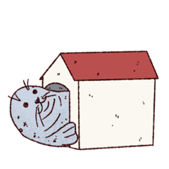 [LINEスタンプ] 在宅アザラシ