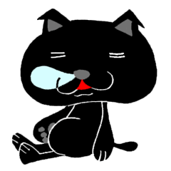 [LINEスタンプ] 黒猫ウメさんのスタンプ2