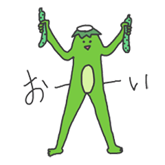 [LINEスタンプ] 細身のかっぱ