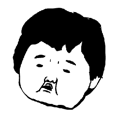 [LINEスタンプ] かおちゃん（ごあいさつ）