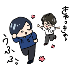 [LINEスタンプ] 吹部男子の日常スタンプ〜tutti〜