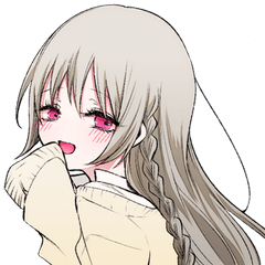 [LINEスタンプ] 好きな人だけ愛する後輩ちゃんスタンプ