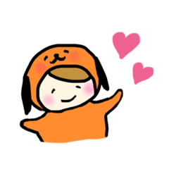 [LINEスタンプ] のんびりっこのおけまるちゃん