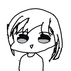 [LINEスタンプ] 髪が透けてるショートヘアしぐちゃん