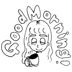 [LINEスタンプ] ゆる〜い女の子！！