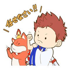 [LINEスタンプ] ひなたと小春と五行犬