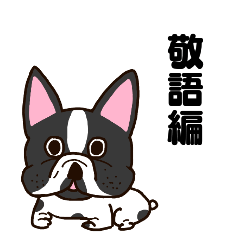 [LINEスタンプ] フレンチ・ブルドッグ日常敬語