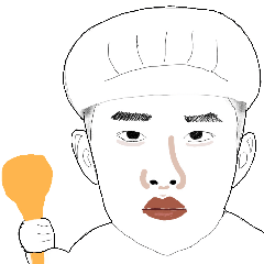 [LINEスタンプ] 私の友達、魚土さん2