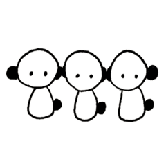 [LINEスタンプ] ●(・ ・)●