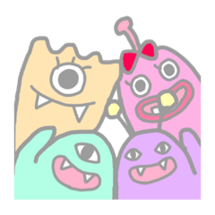 [LINEスタンプ] モンスターワールド