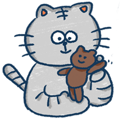 [LINEスタンプ] 気ままな生活をするねこ2