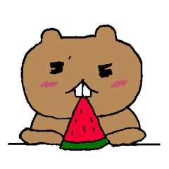 [LINEスタンプ] スイカりす