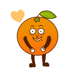 [LINEスタンプ] オレんじくんの日常