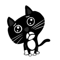 [LINEスタンプ] 黒猫ちょこちゃんの画像（メイン）