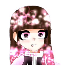 [LINEスタンプ] 夜桜三姉妹スタンプ