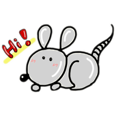 [LINEスタンプ] 名古屋の動物たち