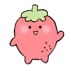 [LINEスタンプ] ゆるゆるいちごさん