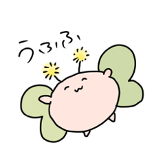 [LINEスタンプ] おばけちゃんとようせい