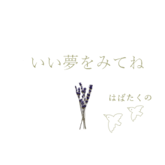 [LINEスタンプ] ドライフラワーのやさしいスタンプ