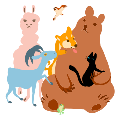 [LINEスタンプ] 普段使い動物スタンプ