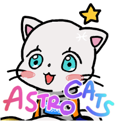 [LINEスタンプ] アストロキャッツ