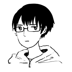[LINEスタンプ] メガネの男の子だね