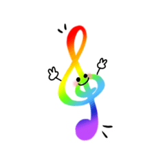 [LINEスタンプ] 音符ちゃんPart1