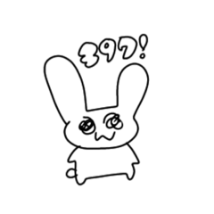 [LINEスタンプ] 過激派になりたいうさぎ