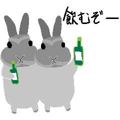 [LINEスタンプ] うさぎ萌ちゃんの日常生活
